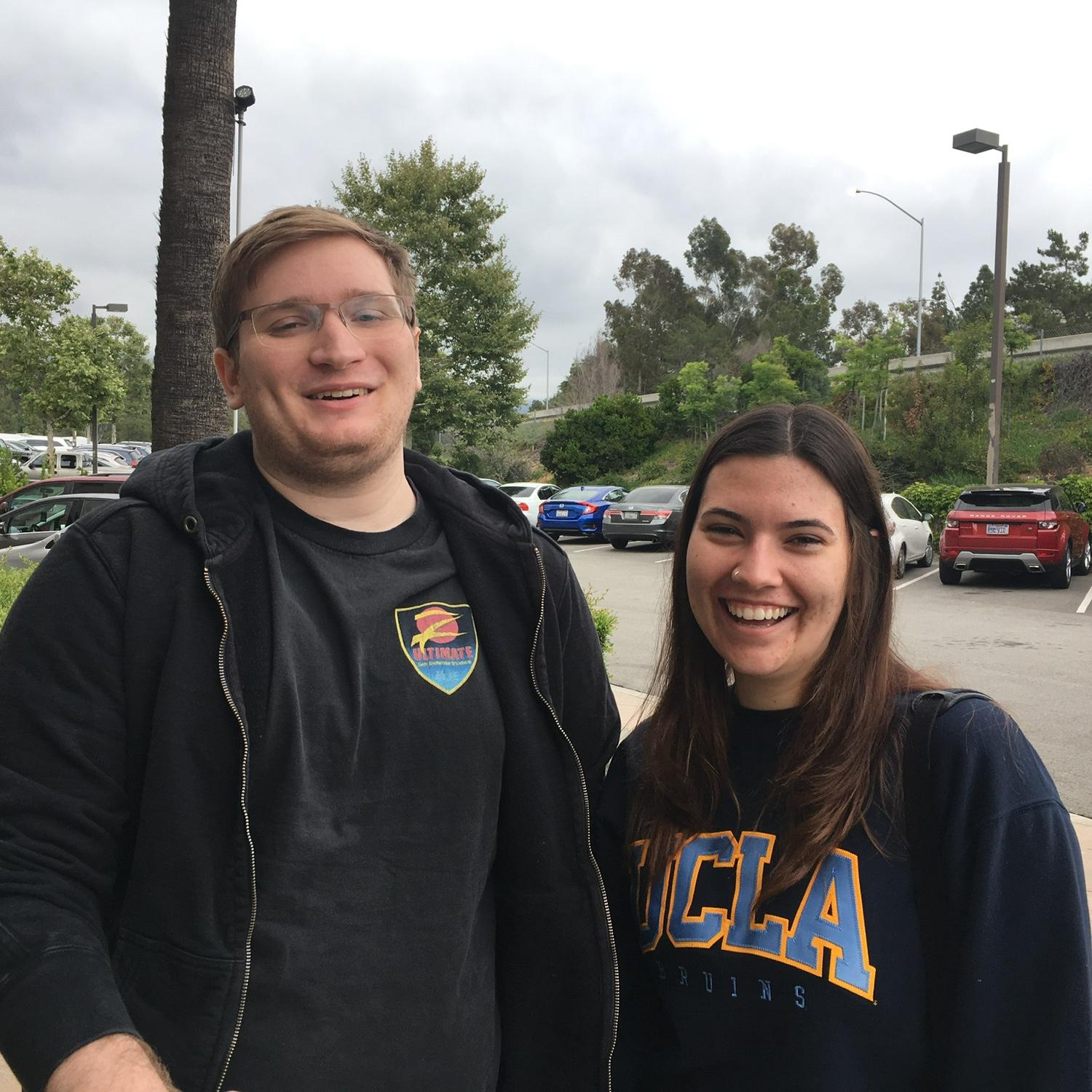 One of our first photos together as friends outside the movie theater in May 2018