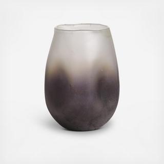 Artisan Patina Glass Vase