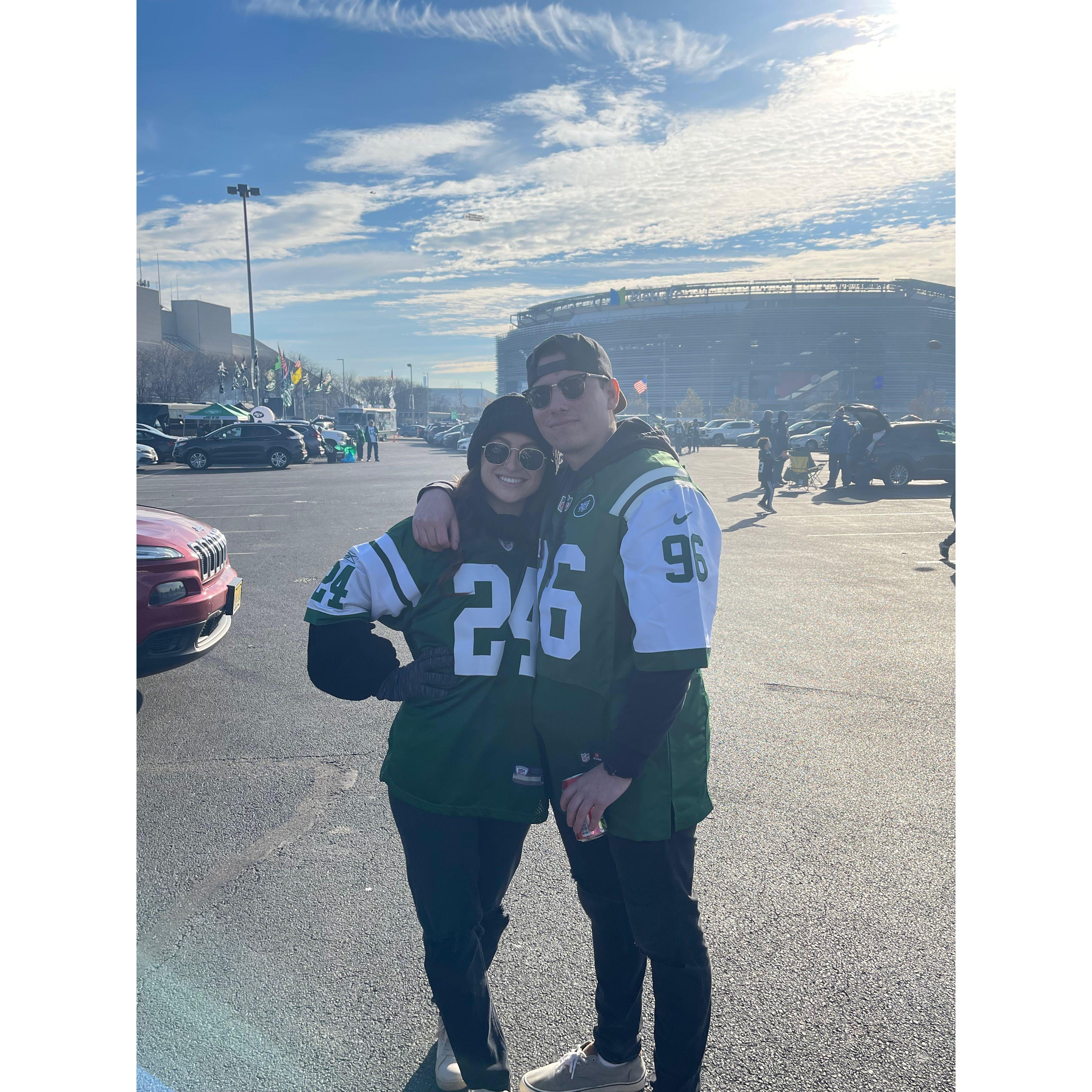 Our first jets game!