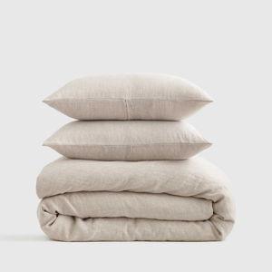 European Linen Duvet Cover Set - Full/Queen