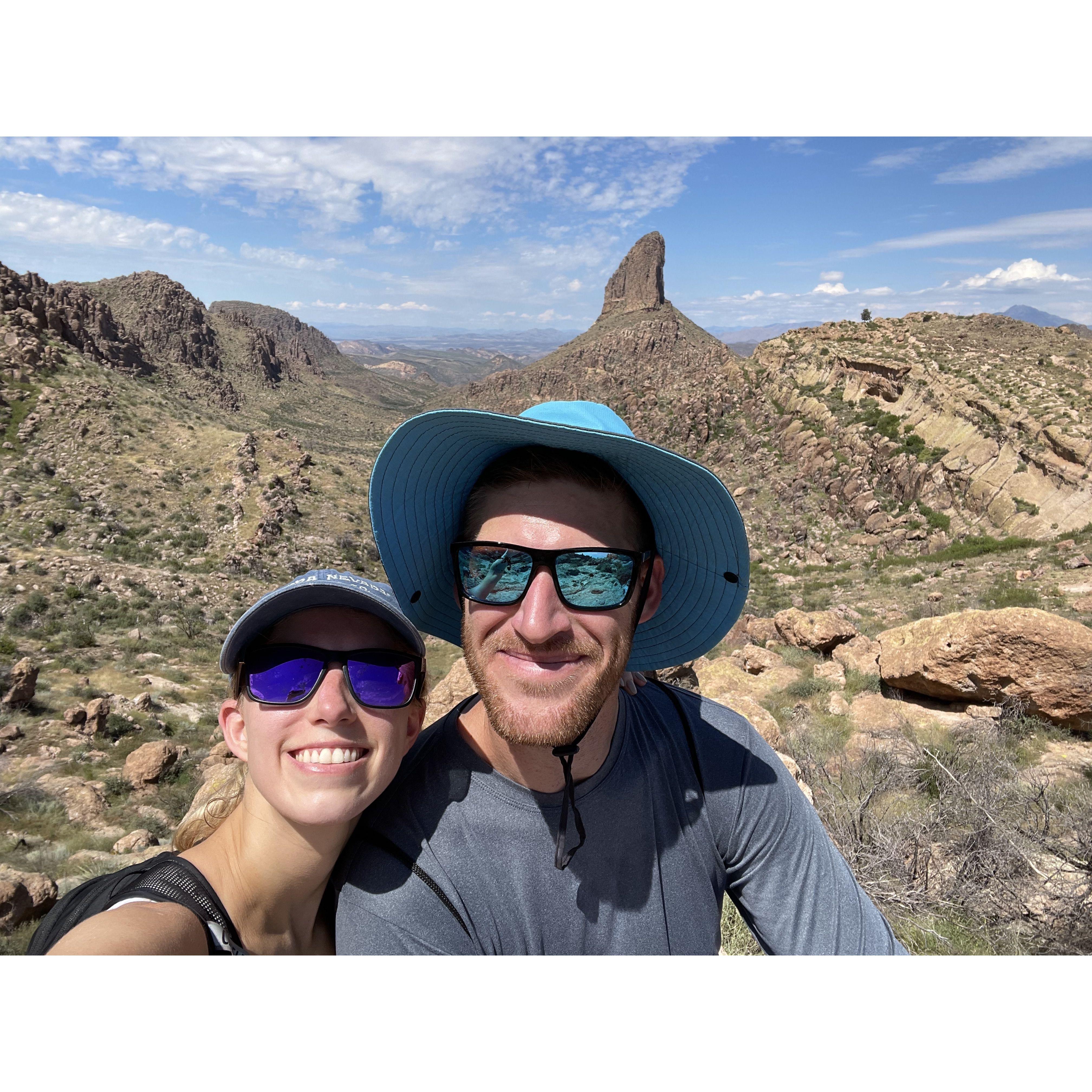 Hiking in Superstition Mountains