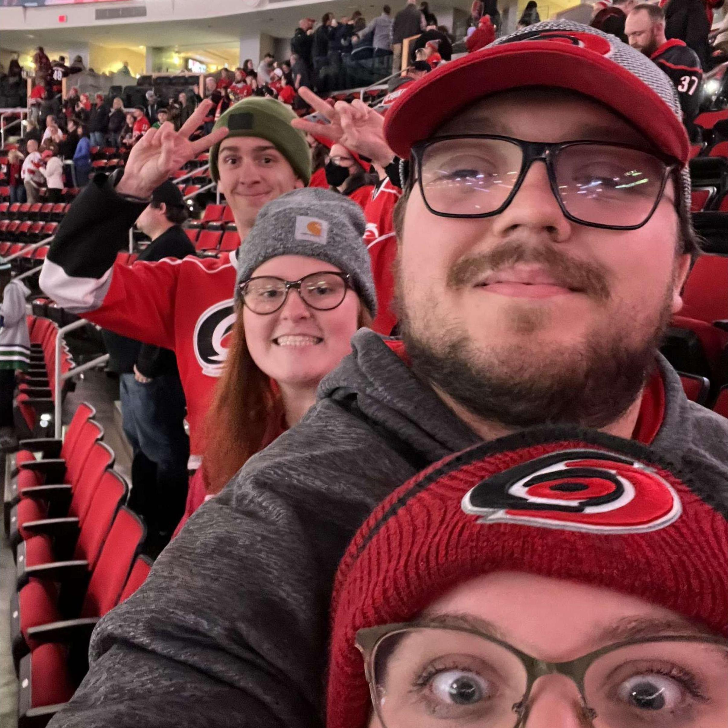 December 15, 2022 - Hockey games with Chase and Julia, always a great time!
