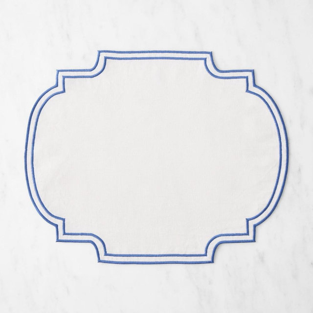 Cartouche Placemat, Blue