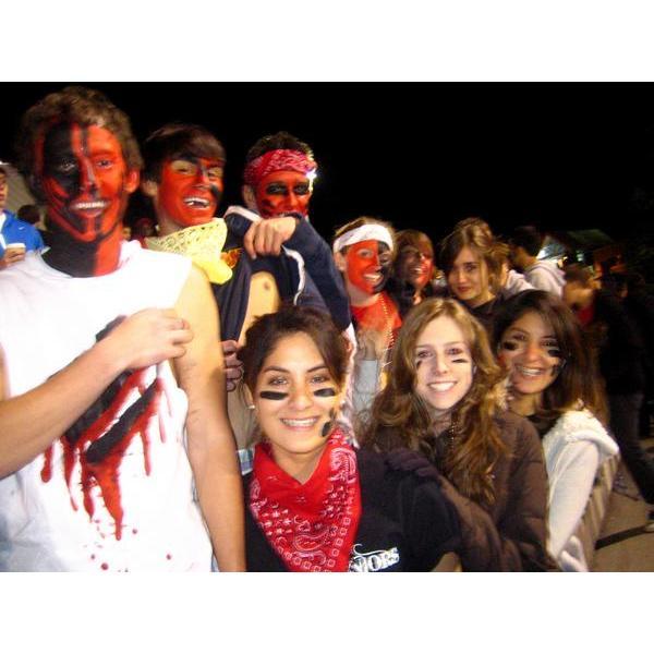 High school football game