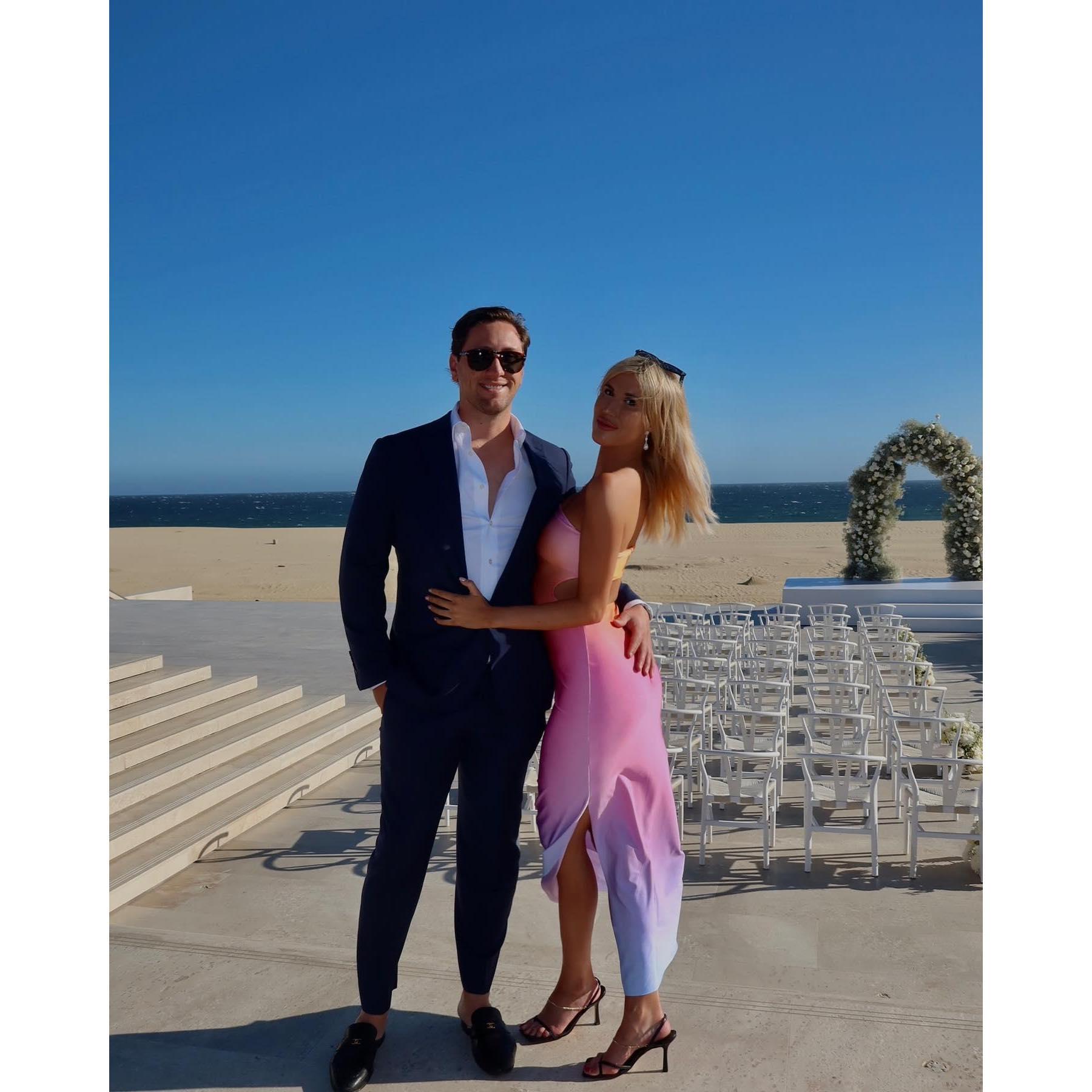 Our first time in Cabo together! Ginger & Joey's wedding in May 2023.