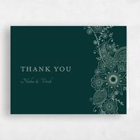 Green Wedding Thank You - Sambac Landscape