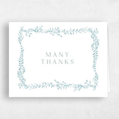 Blue Sage Wedding Thank You - Ronneby Landscape