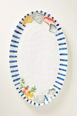 Micola Oval Stoneware Serving Platter