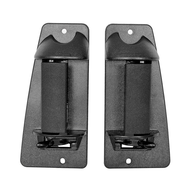 Gledewen Metal Exterior Door Handles, Compatible with 1999-2007 Chevy Silverado, GMC Sierra 1500 2500 3500, Extended Cab Rear Outside Left Driver & Right Passgenger Side | Replace# 15758171, 15758172