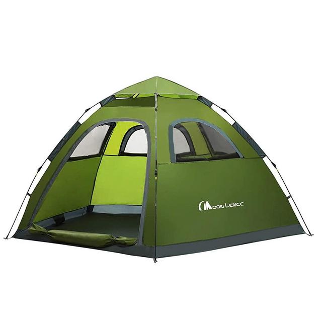 MOON LENCE Instant Pop Up Tent Family Camping Tent 4-5 Person Portable Tent Automatic Tent Waterproof Windproof for Camping Hiking Mountaineering