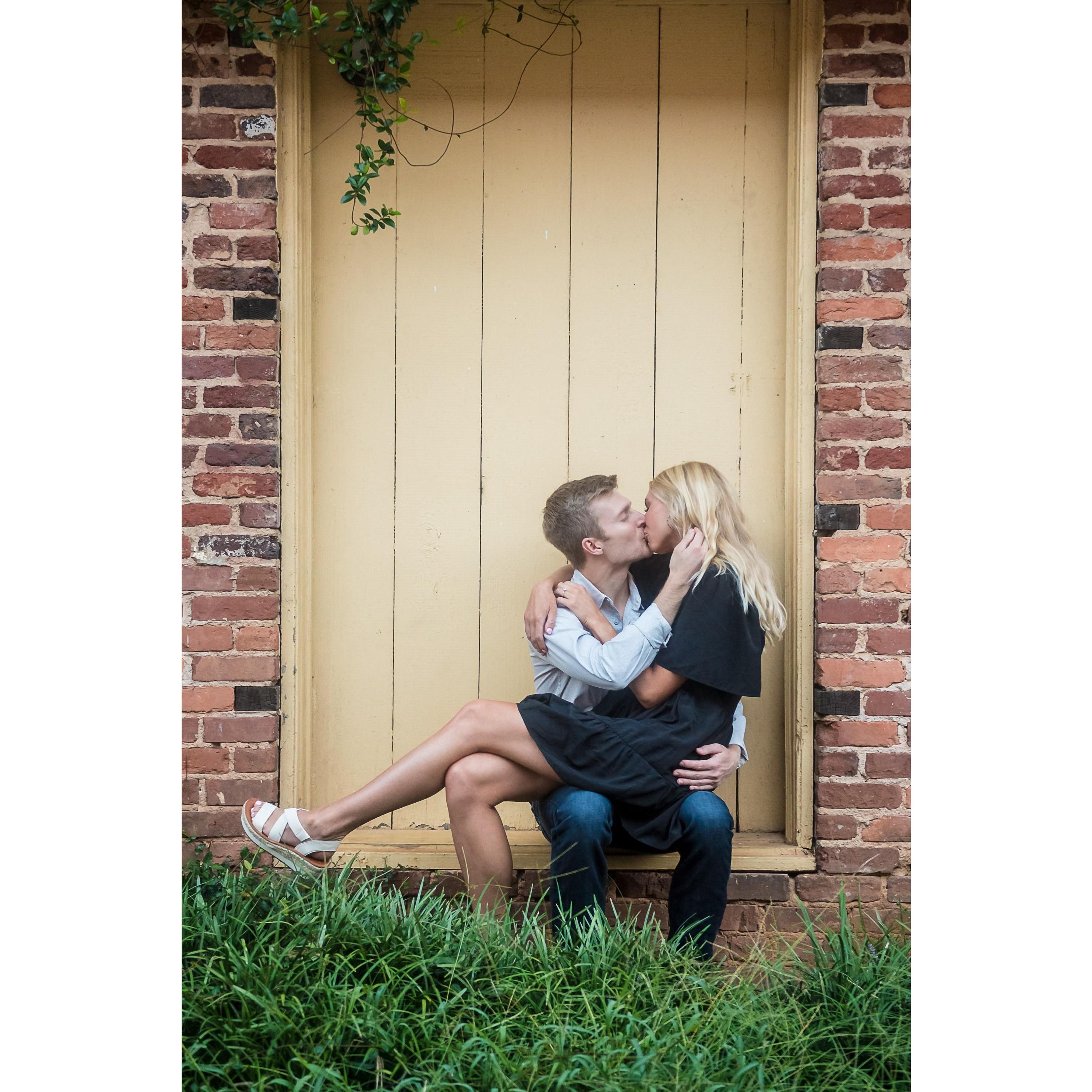 We had lots of fun shooting our engagement pictures!