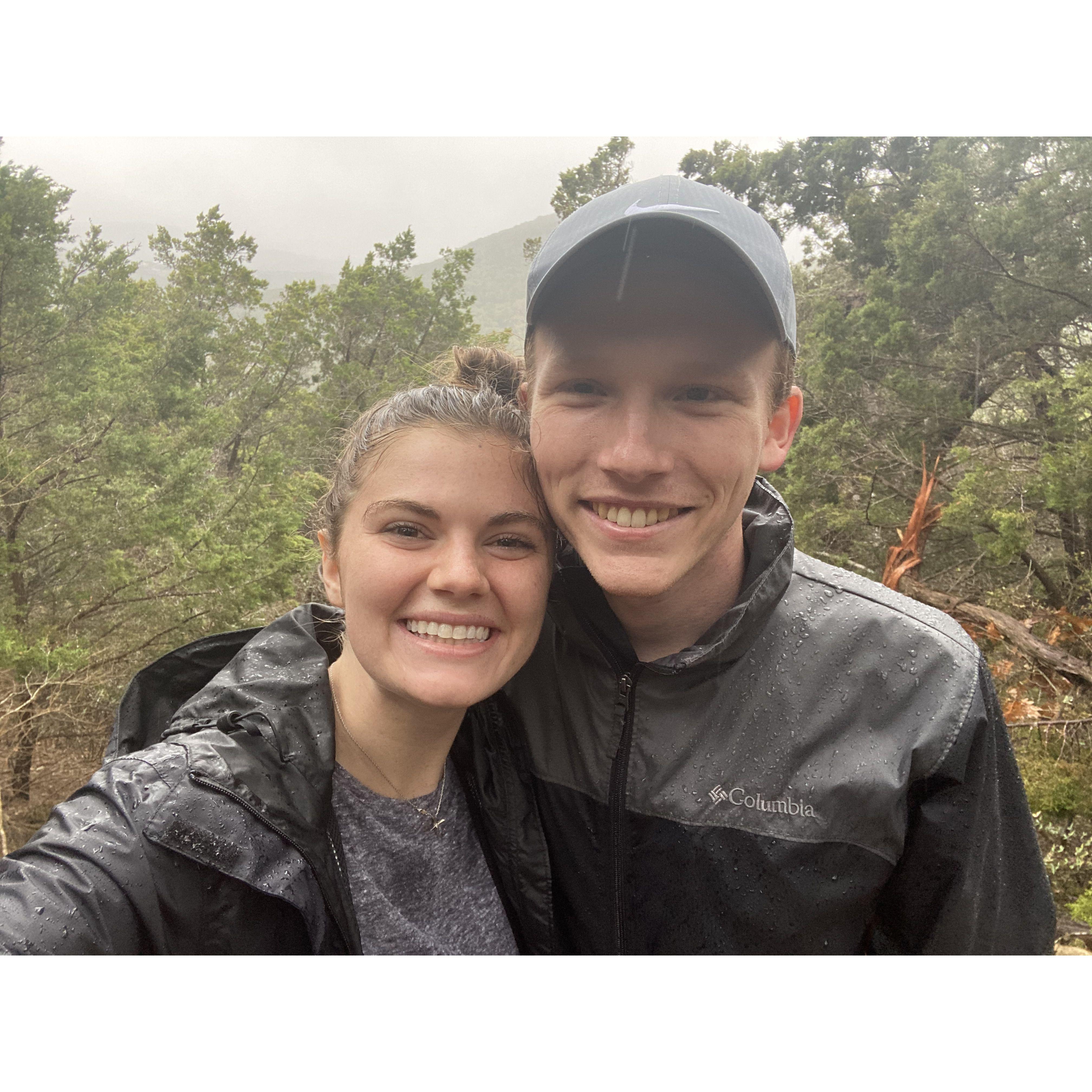 Our first camping trip in March 2021