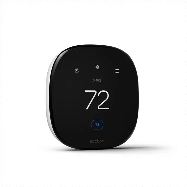 ecobee Smart Thermostat Enhanced: Energy Star Certified, Compatible with Alexa & Google Assistant, 3-Year Warranty