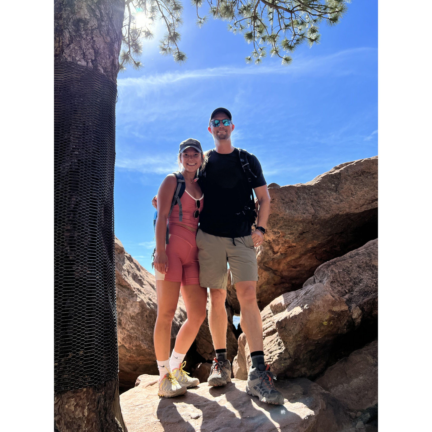 Our first hike together.