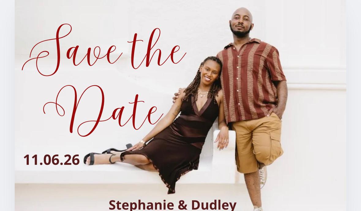 The Wedding Website of Stephanie Dunning and Dudley Miller