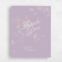 Purple Wedding Thank You - Ola Portrait