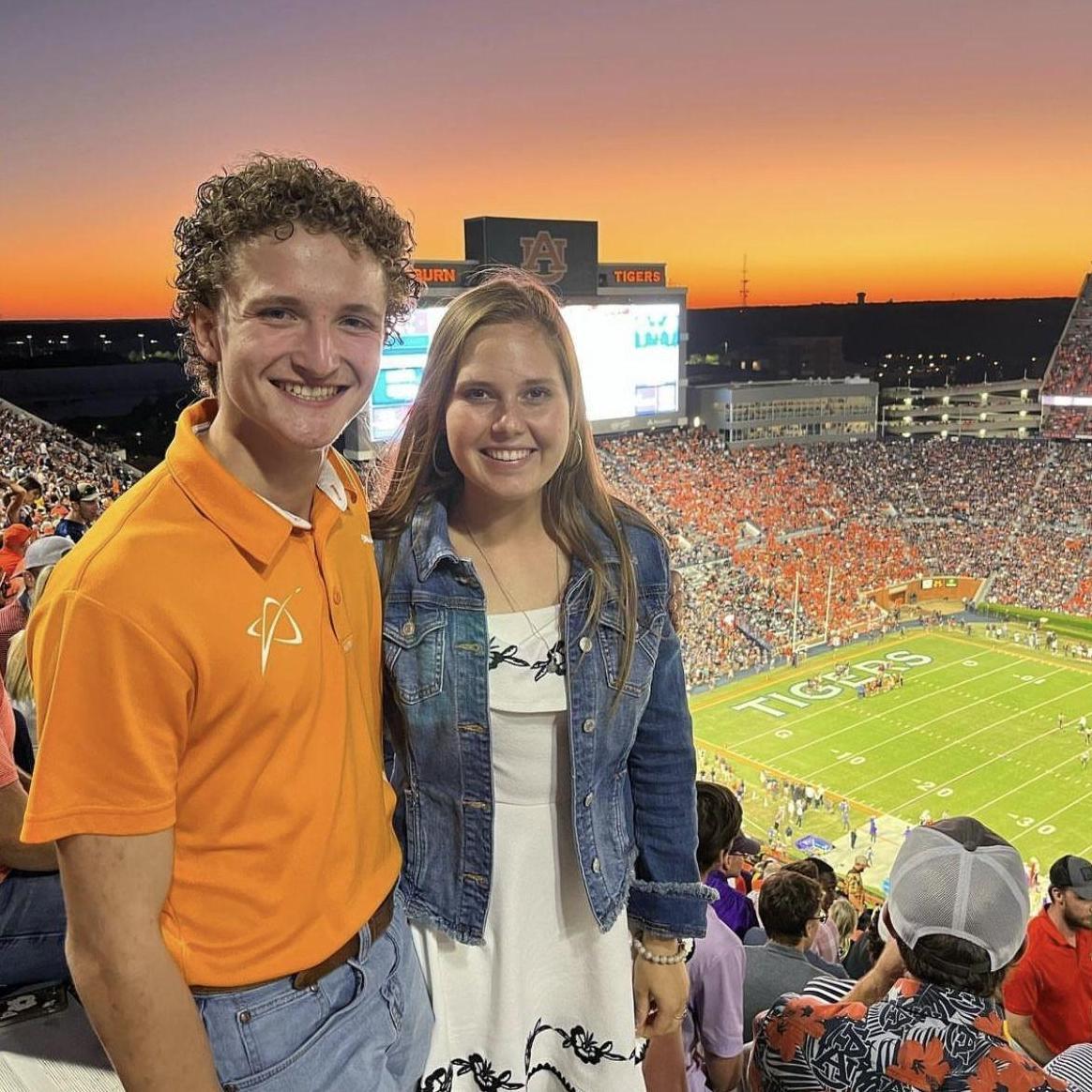 Jonathan's first Auburn game!