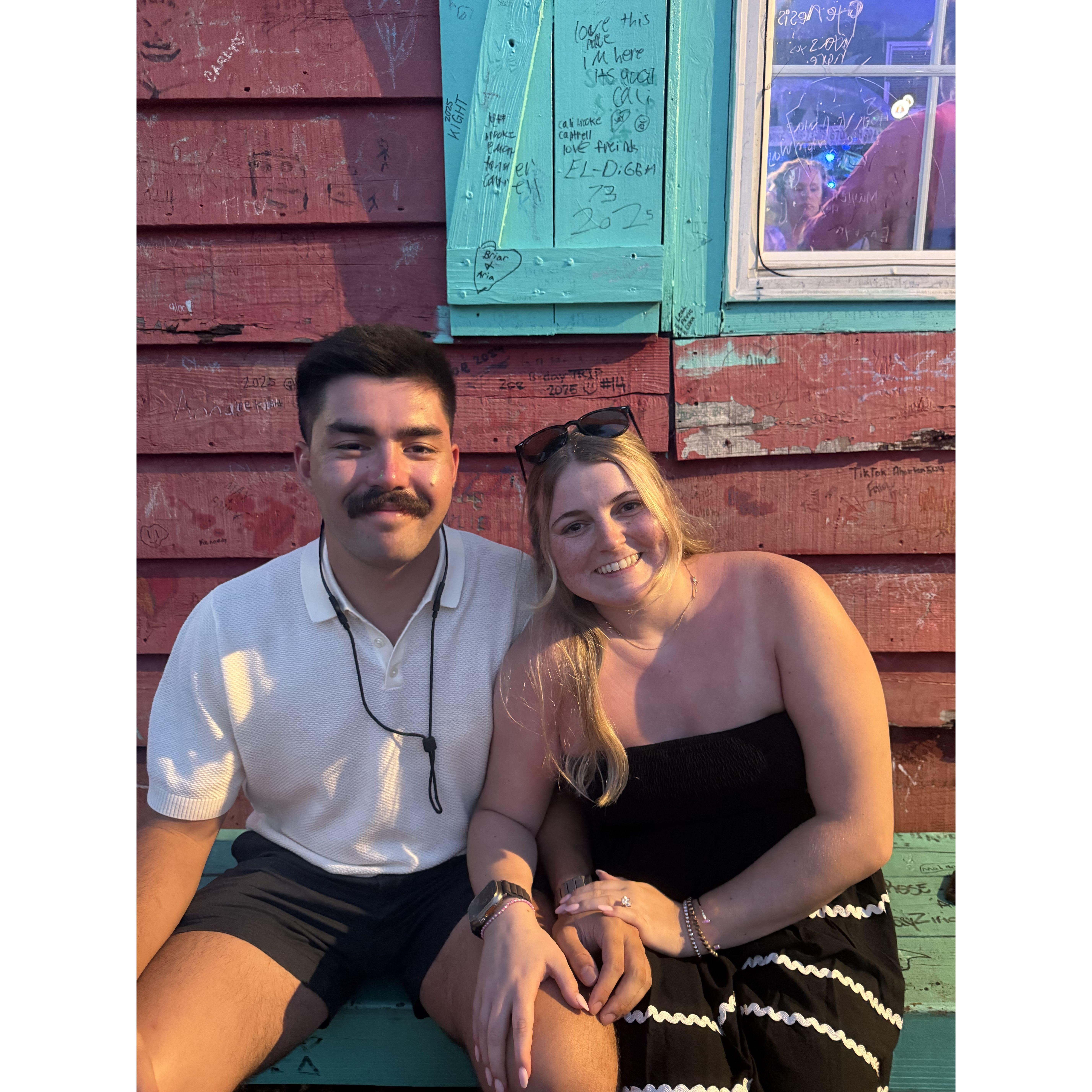 Family beach trip right after the engagement - soaking it all in!