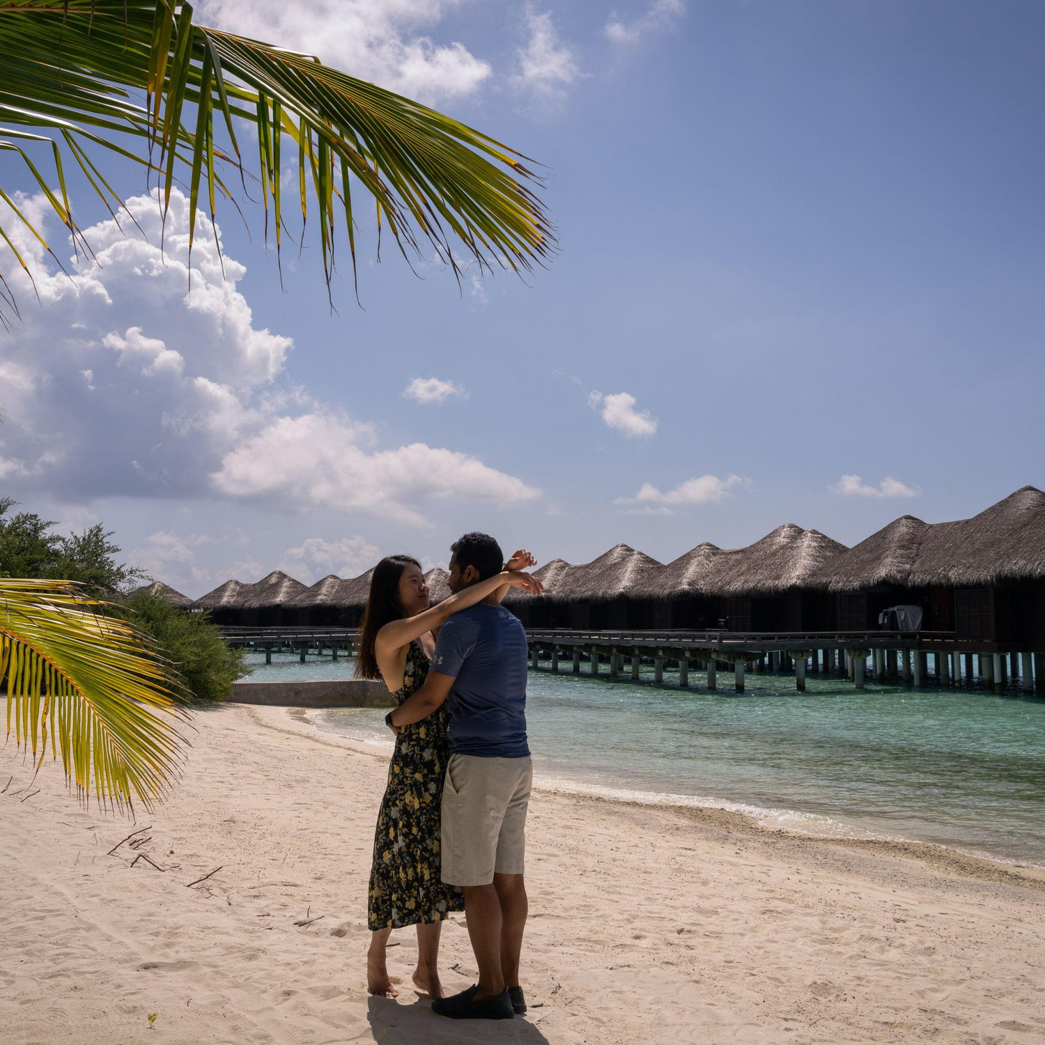 When we went to Maldives for our first snorkeling trip!