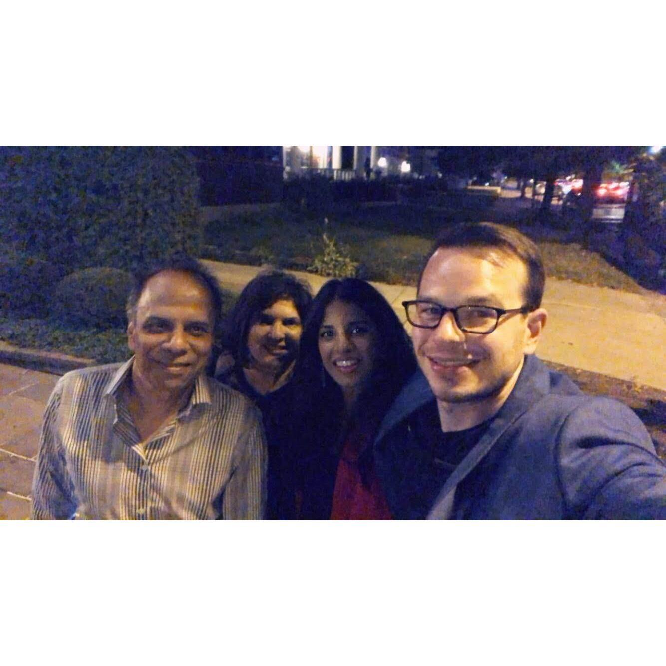 Dinner at Tempo for Jay and Gauri Kale's birthday.
