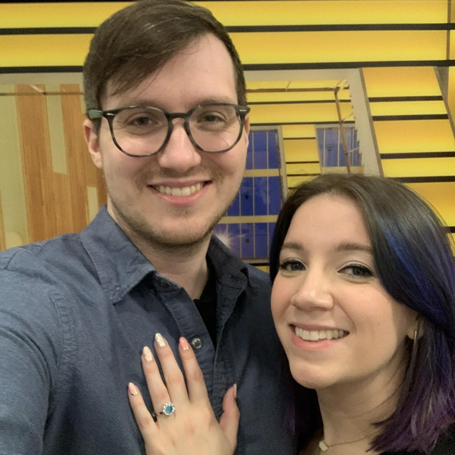 The night he said yes!