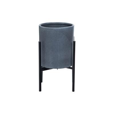 Peyton Ceramic Planter With Stand - Foreside Home and Garden