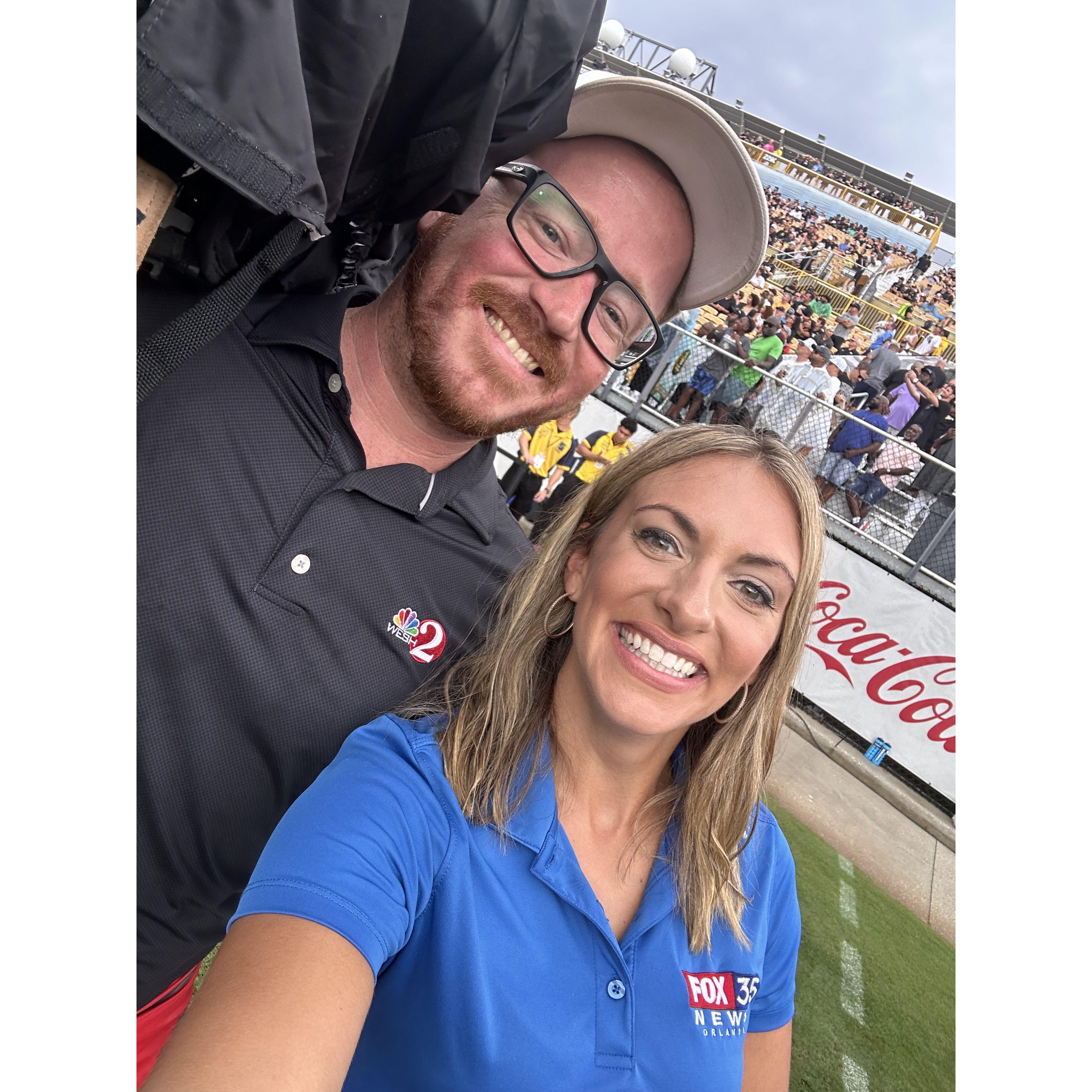 Covering the UCF game together!