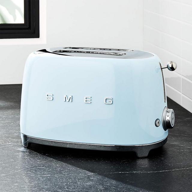 Smeg Pastel Blue 2-Slice Toaster