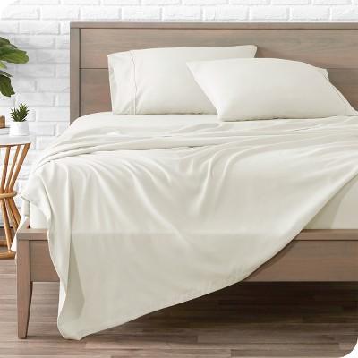 DARK BLUE - Hydro-Brushed Solid Microfiber Sheet Set by Bare Home