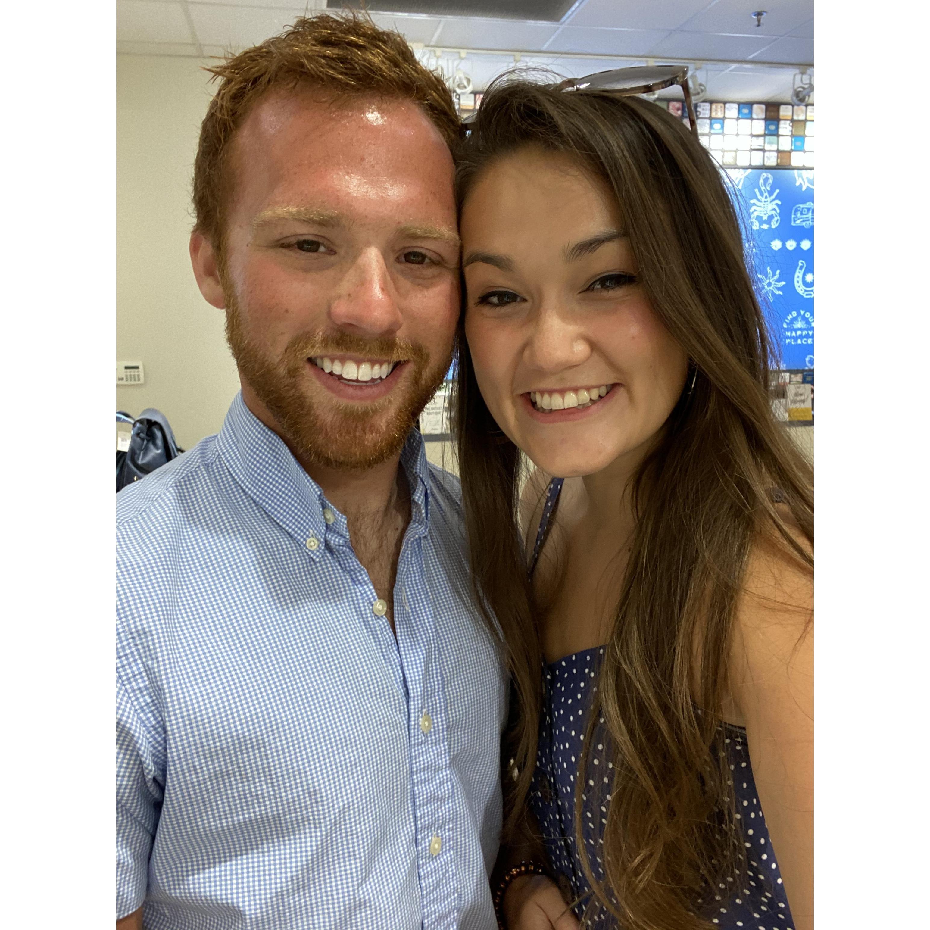 Our first "real date" and our first pic together