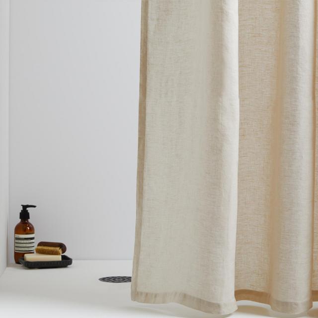 Parachute Linen Shower Curtain & Liner