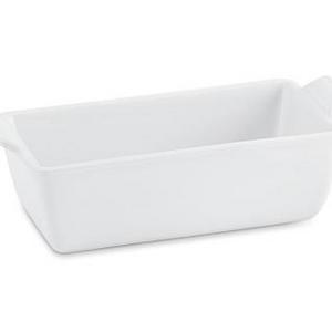 Le Creuset Heritage Stoneware Loaf Pan, Small, White