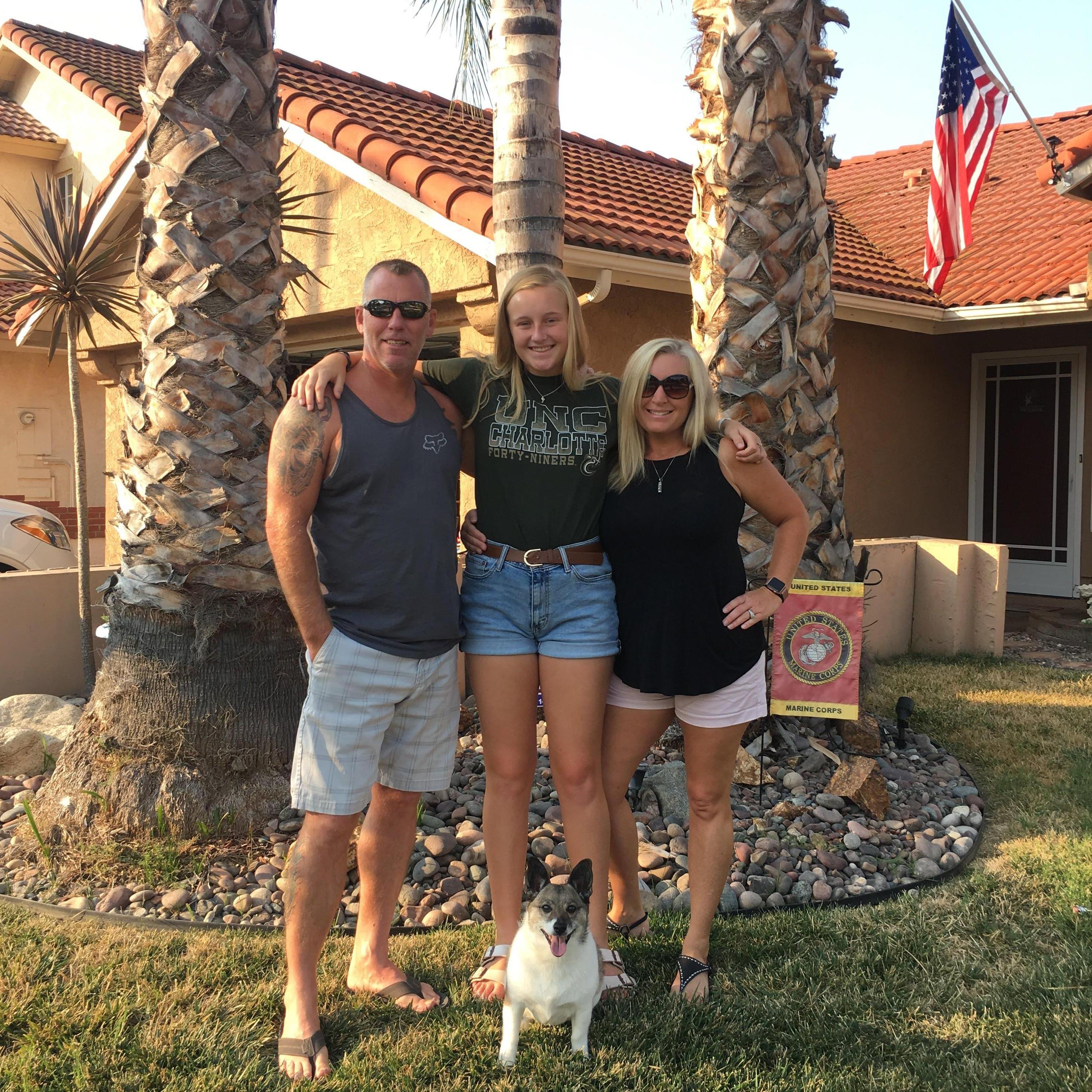 It was all hugs and smiles until we got to the airport and sent her on that plane to go to college...