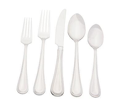 Adele Beaded Flatware Shiny 20-Piece Set