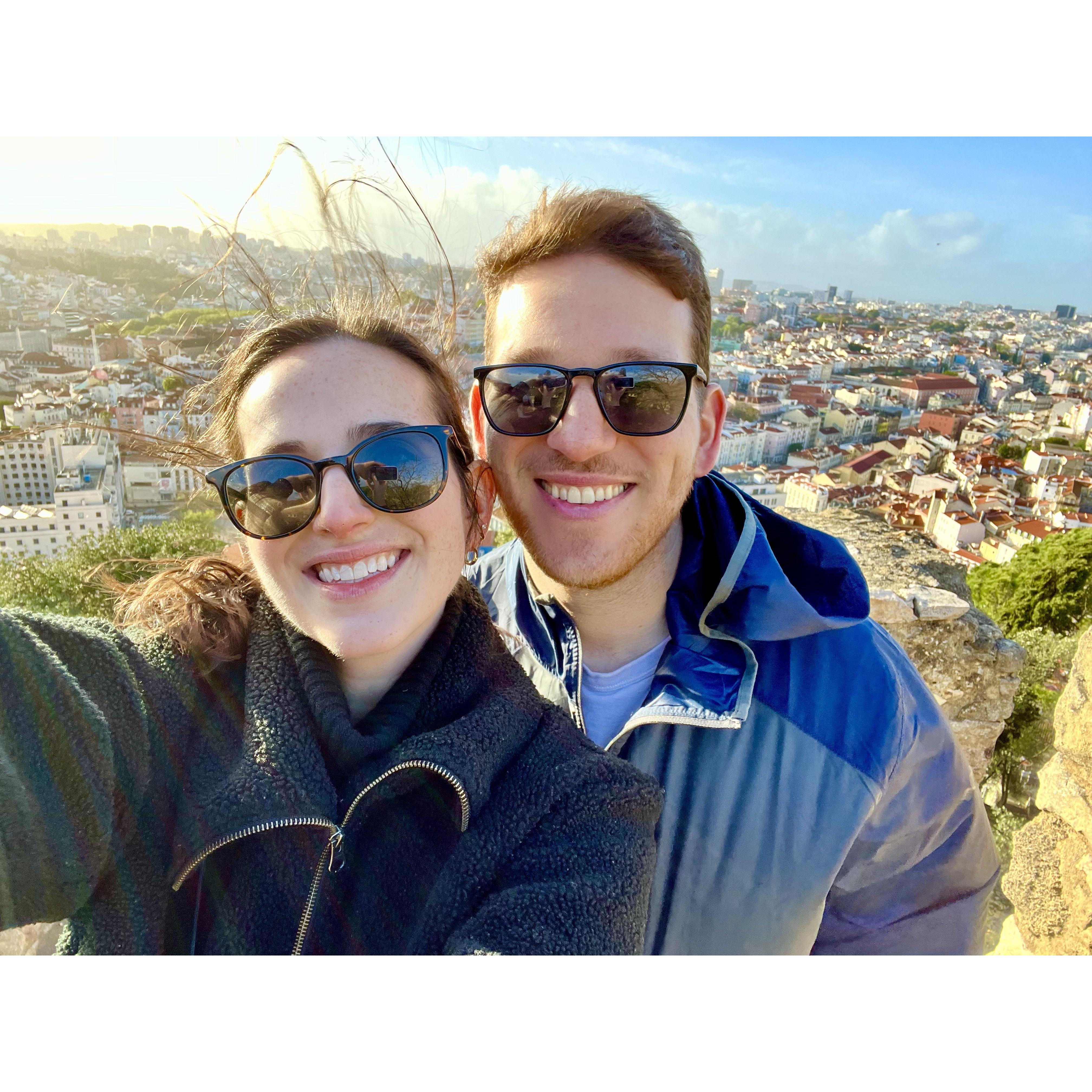 Lisbon, Portugal. It was windy.