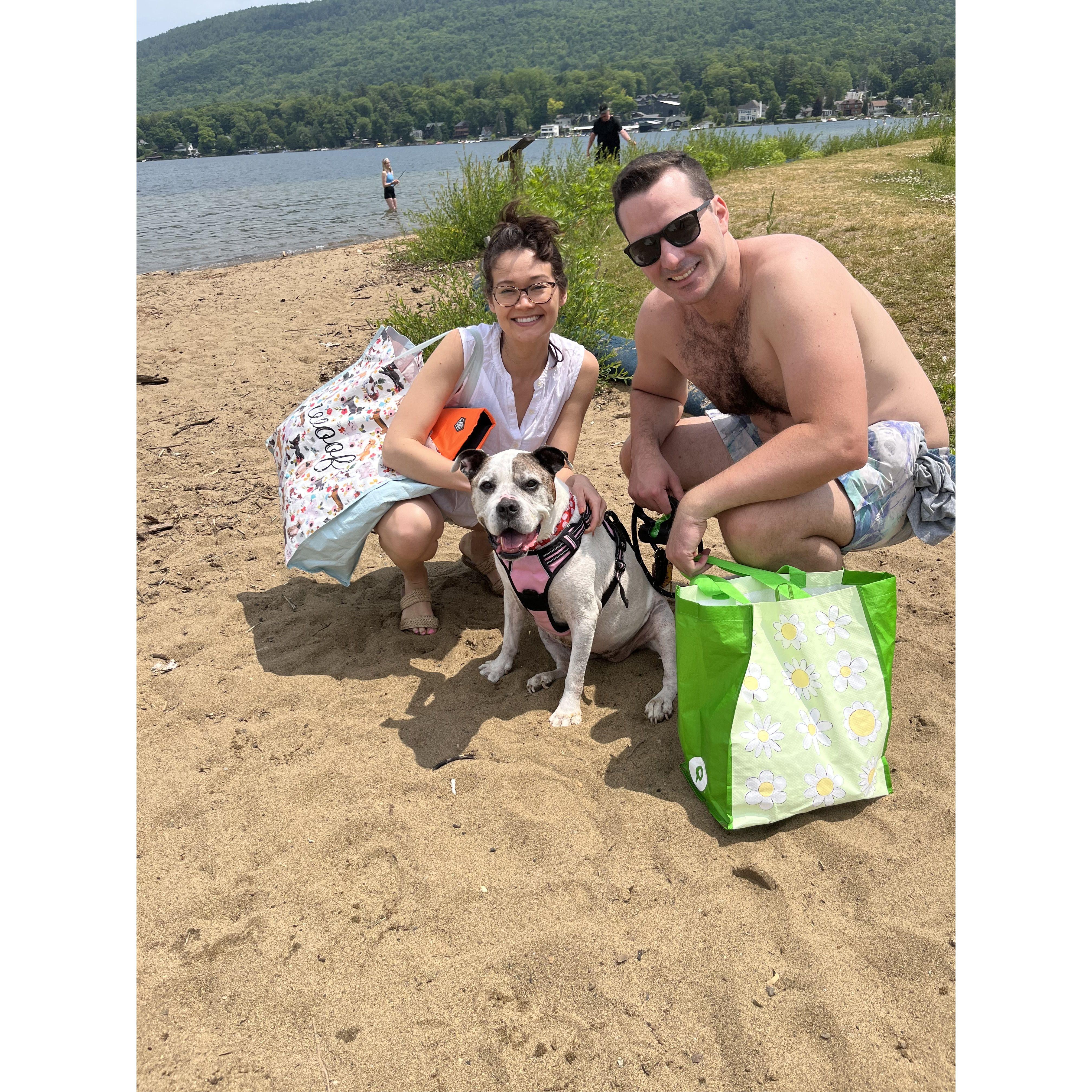 First family visit to Lake George!