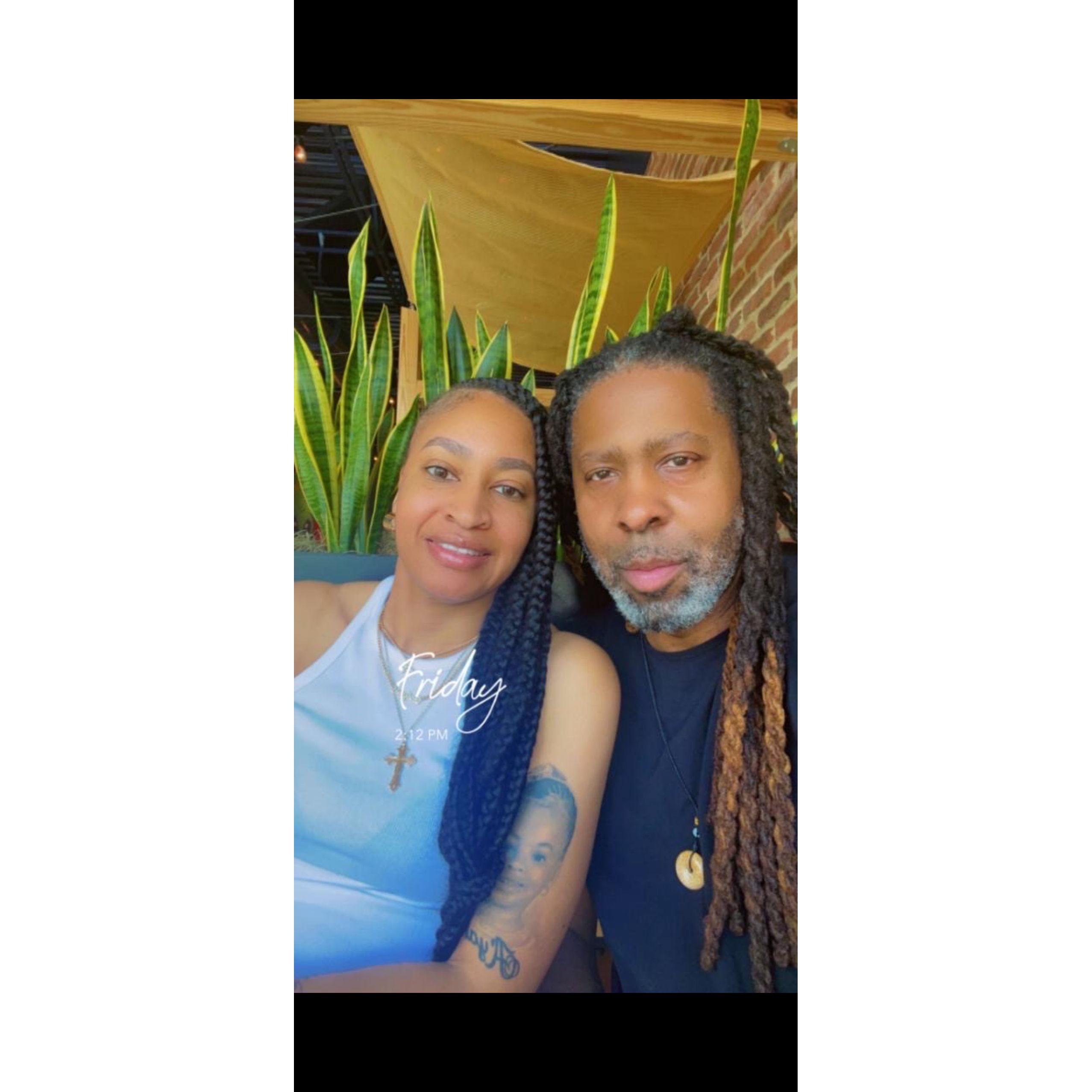 We were out for Sushi in Miami! Our first vacation together
