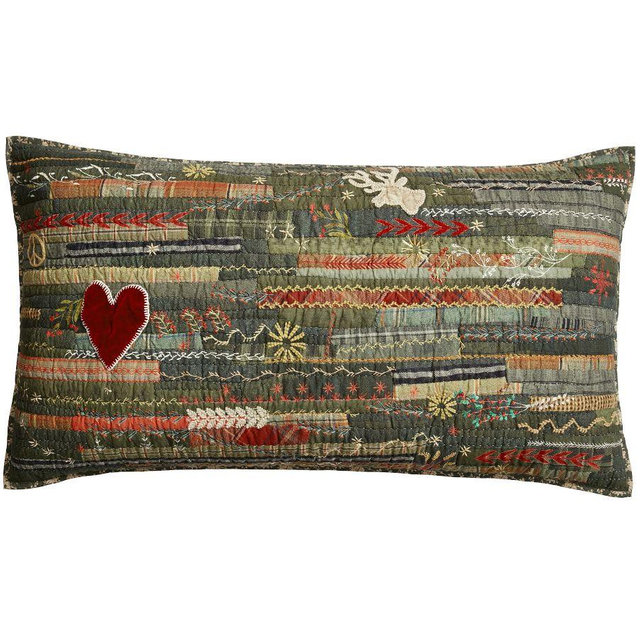Winter Dreams Handcrafted Reversible Quilted Sham, King