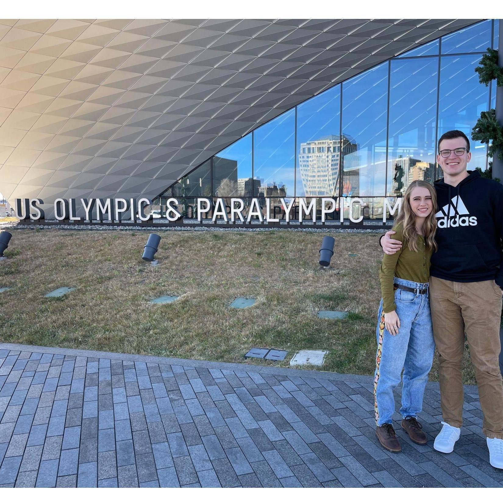 Classy date at the U.S. Olympic and Paralympic Museum in Colorado Springs!