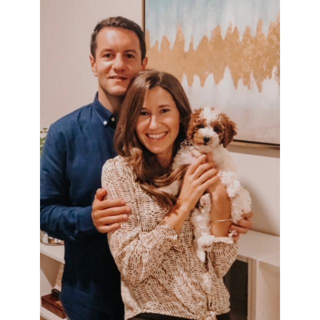 First family photo with Fern, October 2020