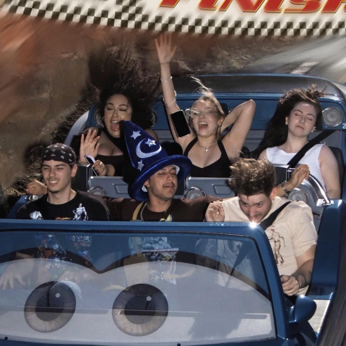 We went to Disneyland the day after our engagement to celebrate!