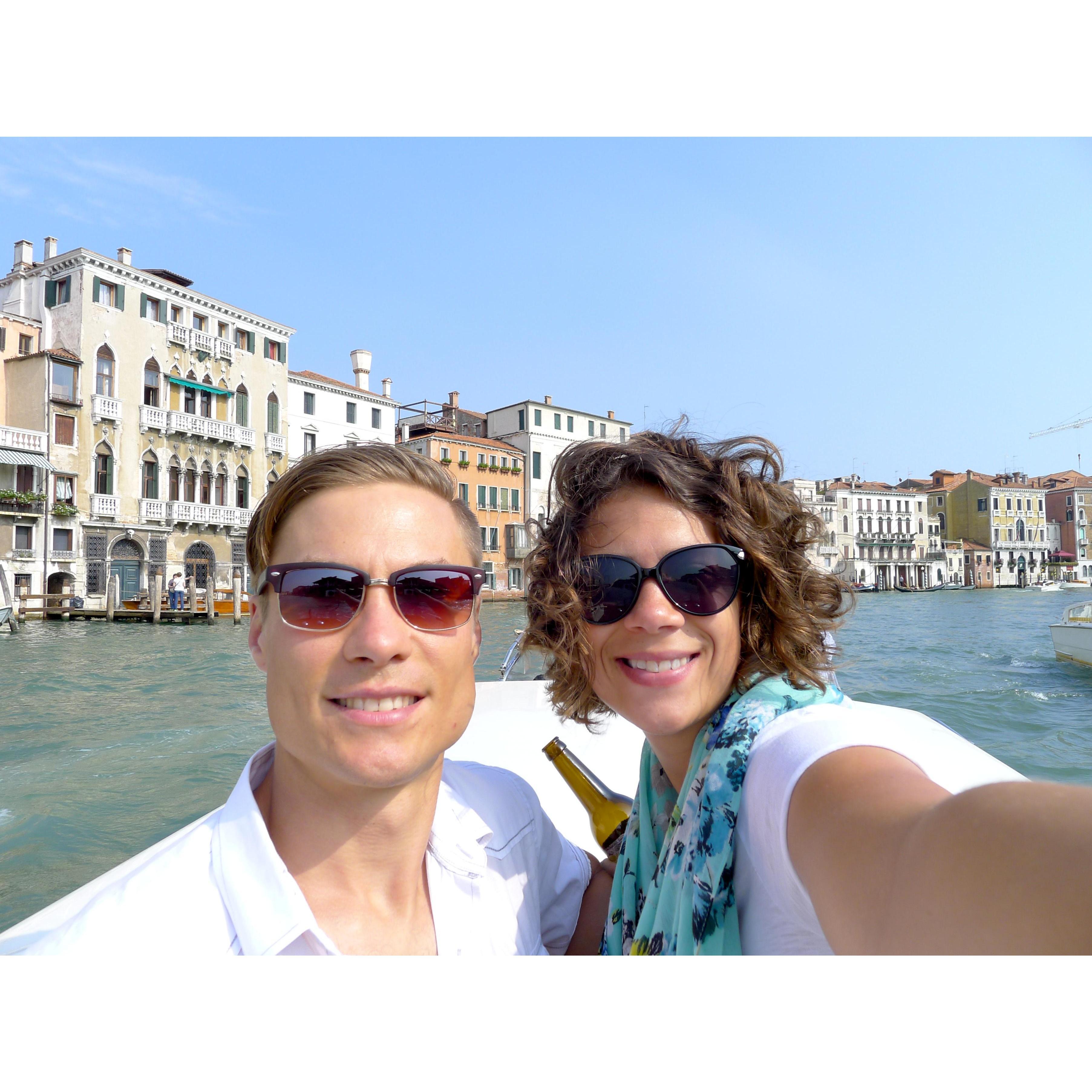 Cruising the canals of Venice, Italy. (2014)