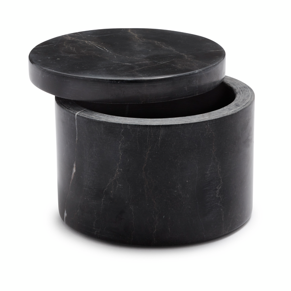 Marquina Marble Salt Keeper