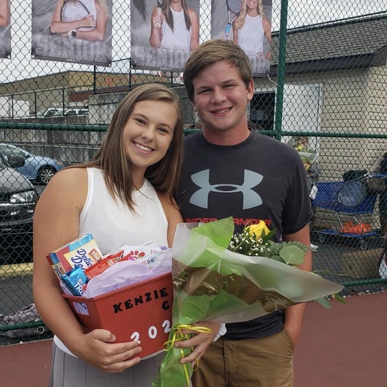 Kenzie’s tennis senior night