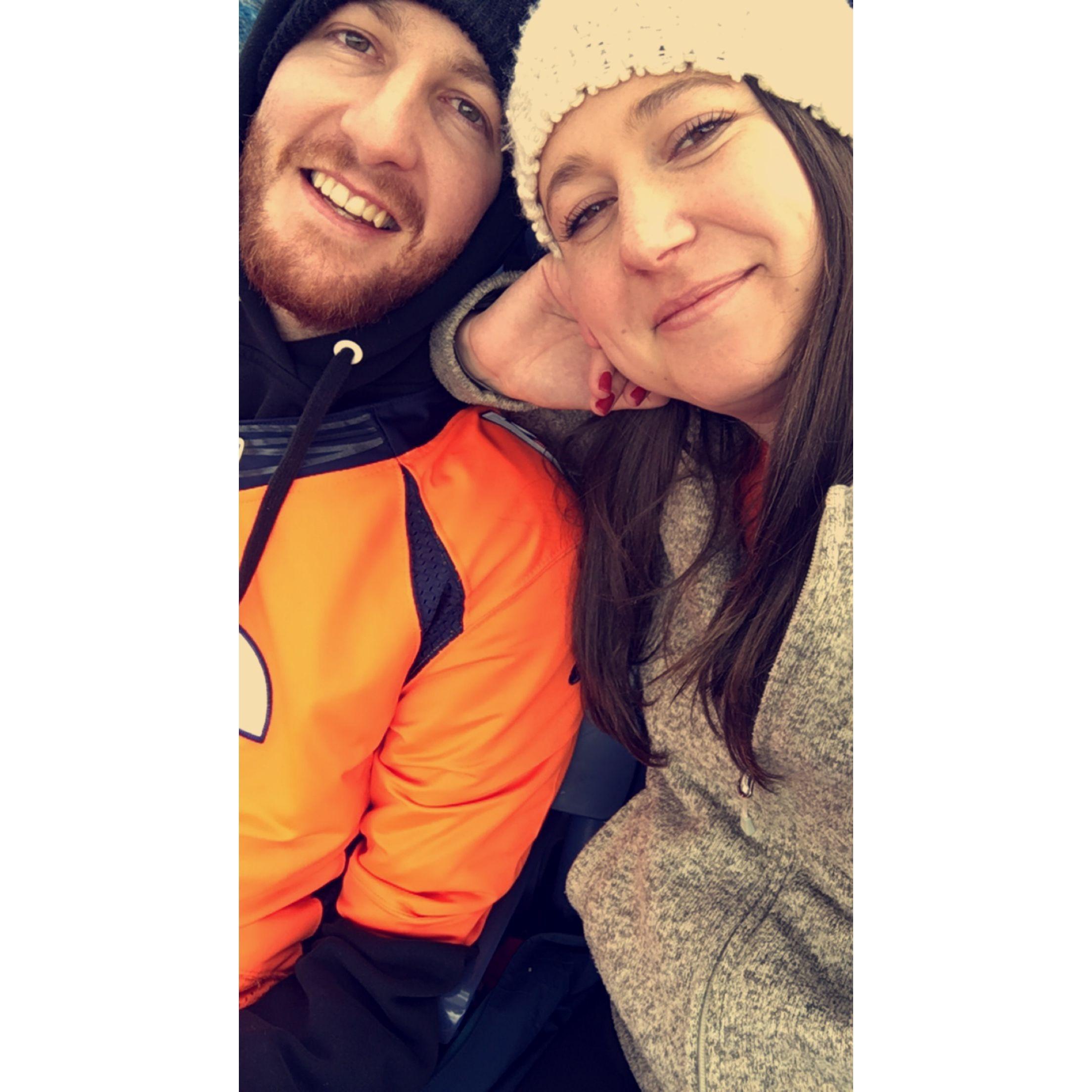 Our first picture together in 2018