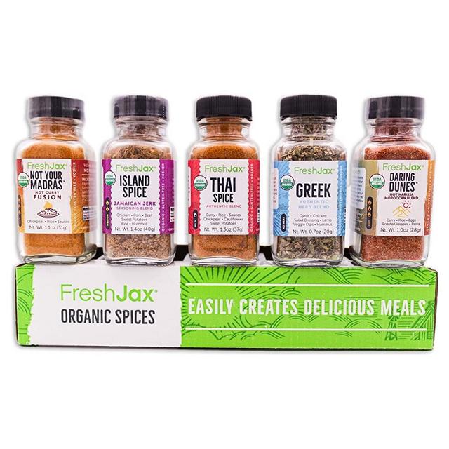 Taste the World Organic Spice Sampler Gift Set: The International Culinary Chef's Seasoning Collection
