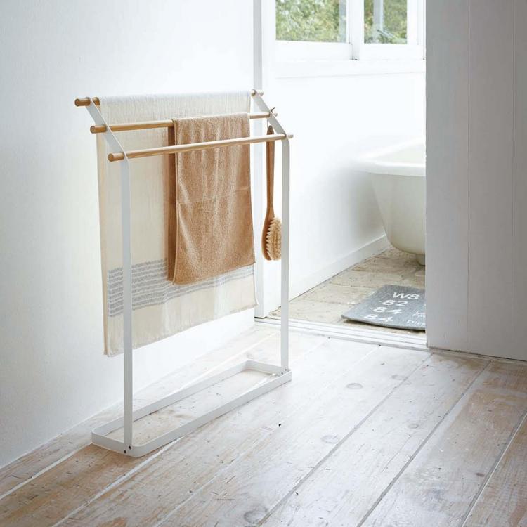 Free Standing Bath Towel Hanger, Yamazaki Home