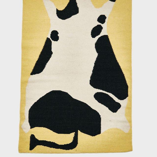 4 x 6 ft. Flatwoven Cow Rug
