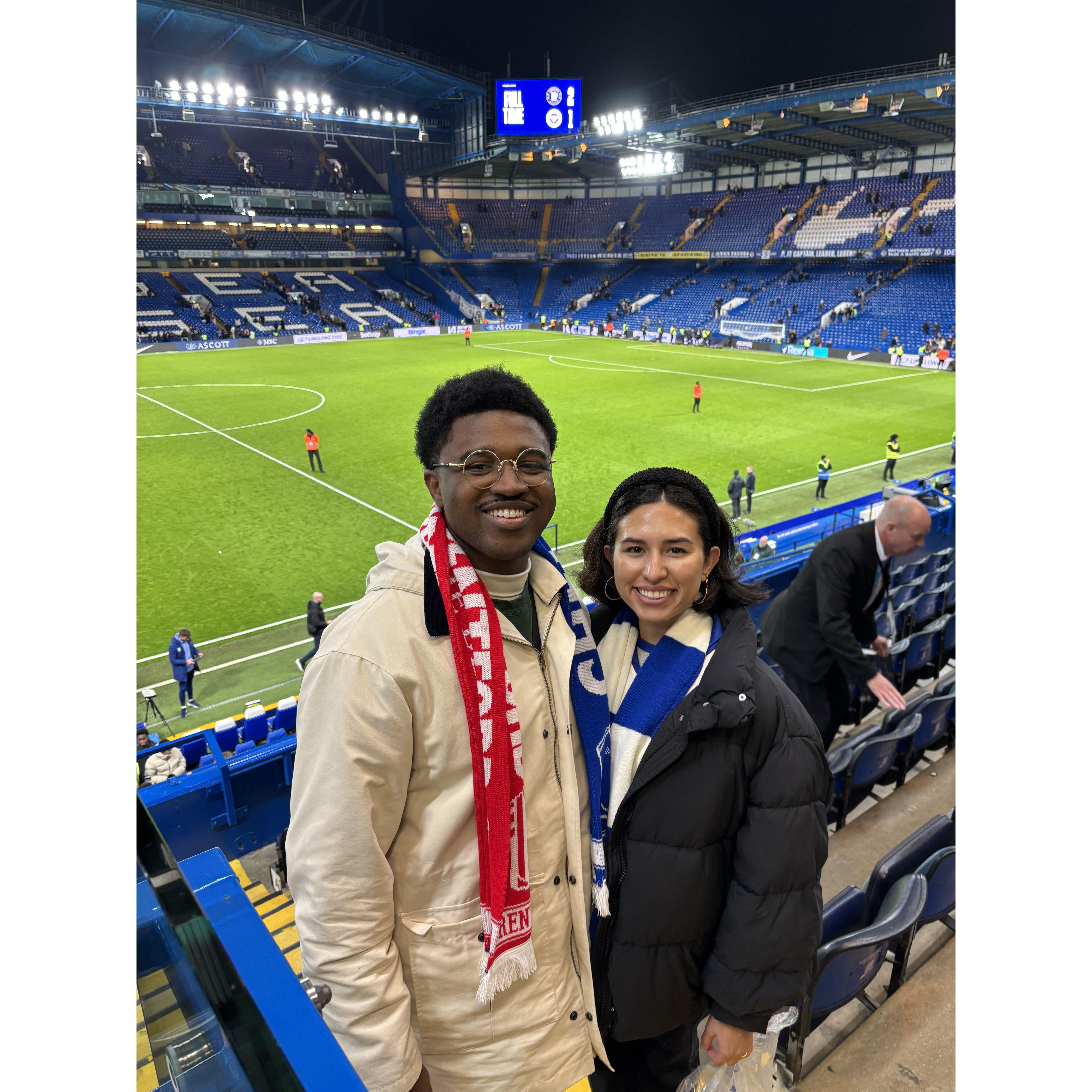 Chelsea Match in London, December 2024