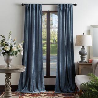 Naples Chenille Blackout Curtain Panel, Set of 2